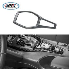 Real Carbon Fiber Gear Box Panel Gear Frame Decor Cover For Chevrolet Camaro 2016up