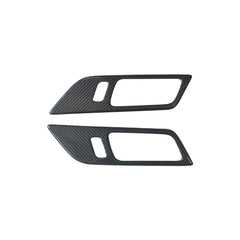 Real Dry Carbon Interior Kits Door handle Cover Panel No Memory Seat Version For Mustang 15-17