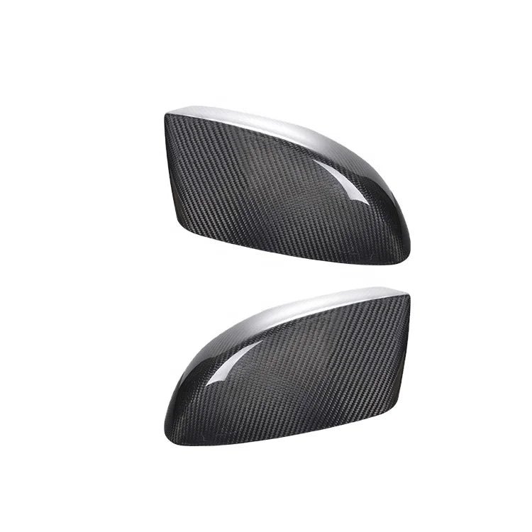 Add On Style  Dry Carbon Mirror Cover For Maserati Ghibli Quattroporte Rearview Mirror Housing 2017-2022