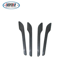 4 Pcs Real Carbon Fiber Car Outer Door Handle Cover Trims for Tesla Model 3 Exterior Sticker