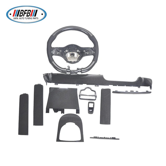 100% Real Carbon Auto Interior Trims Replacement Full Set Carbon Fiber Steering Wheel For Mercedes W464 G500