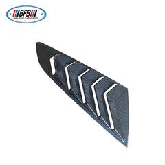 For Ford Mustang 2015-2021 Side Vent  Quarter Panel Real Dry Carbon Fiber Rear Window Louvers
