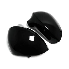 Glossy Black Side Rearview Rear View Mirror Cover Replacement For Seat Leon MK2 1P Ibiza MK4 6J Exeo 3R 2008-2012