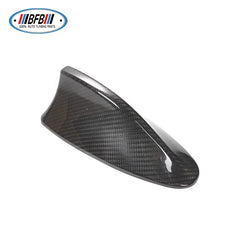 Real Dry Carbon Fiber Car Shark Fin Roof Antenna Sticker For BMW 5 Series F10 2012-2016