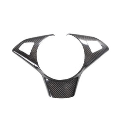 Real Carbon Fiber Steering Wheel Cover M style Steering Wheel Trim For BMW E60 2004-2009