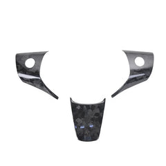 3 Pcs Forged Carbon Fiber Car Steering Wheel Cover For Tesla Model 3 Model Y Steering Wheel Trims
