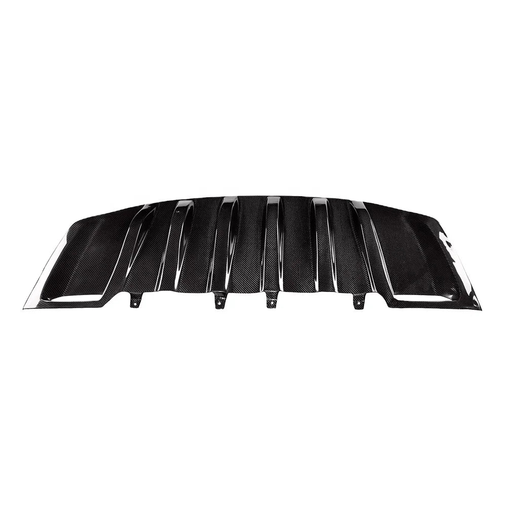 Carbon Fiber Front Bumper Lip Add On Style 2014-2017 For Cayenne 958 Carbon Fiber Front Lip