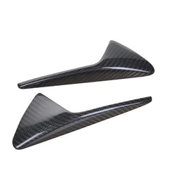 Carbon Exterior Kits Universal Dry Carbon Fiber Side Air trim Camera Side Vents Fender Cover Trim sticker For Tesla Model S/X