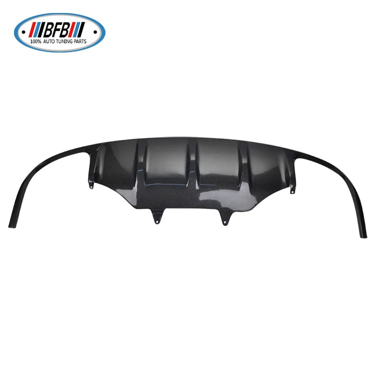 Rear Lip Spoiler Diffuser Carbon Fiber Rear Bumper Diffuser For Porsche Macan  2014-2017