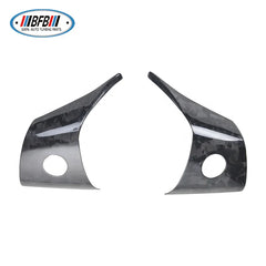 For Tesla Model 3  Forge Interior Panel 3PCS Stickers Auto Accessories Steering Wheel Mouldings Cover Trims 17-19