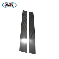 Real Carbon Fiber Middle B Pillars Window Door Trim Panels For BMW X5 F15 X6 F16 2014-2016