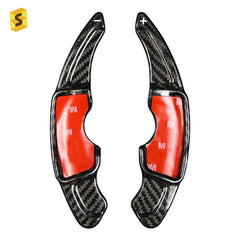 Shasha Carbon Fiber Car Steering Wheel Extension Paddle Shifter For  Lexus IS 2017 Carbon fiber car part car interior Accessorie