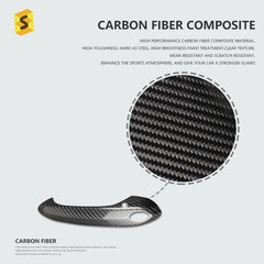 ES Factor OEM ODM Vehicle Outside Door Handle Cover Carbon Fiber Car Door Handle For G20 G28 G30 G31 G38 F90 G01 G02 G05 G08