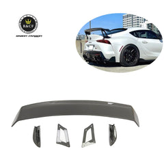 Supra GR A90 A91 MK5 Carbon Fiber Rear High Wing Spoiler Volt style For Toyota Supra