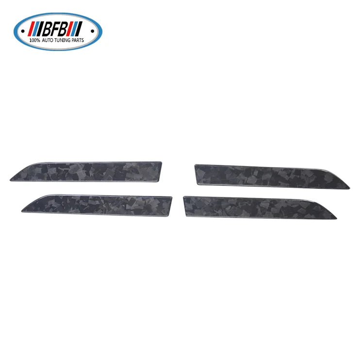 Forged Carbon Fiber Side Air trim Camera Side Vents Fender Cover Trim sticker For Tesla Model S/X 2014-2018 Exterior Universal