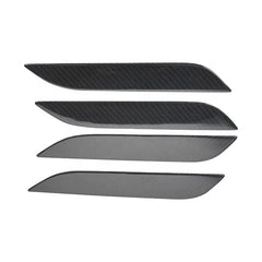 Dry Carbon Fiber car  body Exterior Kits Side Door Handle Cover Panel Protective Trims For Tesla Model S 2016-2018