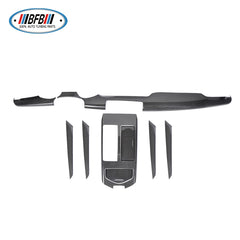 10 Pcs Dry Carbon Firbon Trims Interior Accessories For Maserati Ghibli 2017