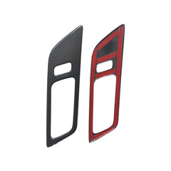 Real Dry Carbon Interior Kits Door handle Cover Panel No Memory Seat Version For Mustang 15-17