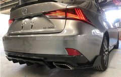 For 2017-18 Lexus IS250 IS300  ART style Carbon Fiber Body kit Bumper kit Front Lip splitter side skirts diffuser spoiler spats
