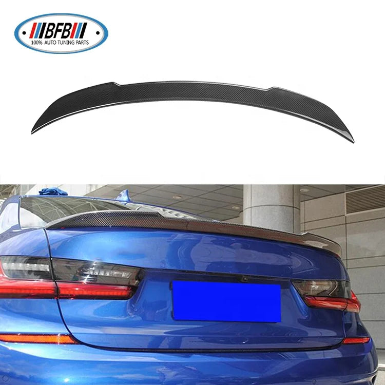 Carbon fiber CS style Auto Rear Spoiler for BMW 3 Series G20 330i 340i 2019up Spoiler Wing