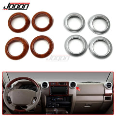 For Toyota Land Cruiser LC70 LC71 LC76 LC79 LC78 FJ70 VDJ78 HZJ75 Car Interior Air Conditioner Outlet Vent Cover Decoration Trim