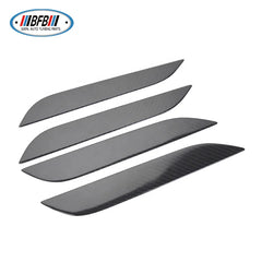 Dry Carbon Fiber car  body Exterior Kits Side Door Handle Cover Panel Protective Trims For Tesla Model S 2016-2018