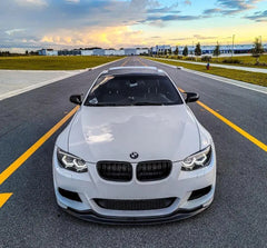 Front Bumper Carbon Fiber MP Style Front Bumper Lip Splitter Body Kits For BMW 3 Series E92 E93 M-tech