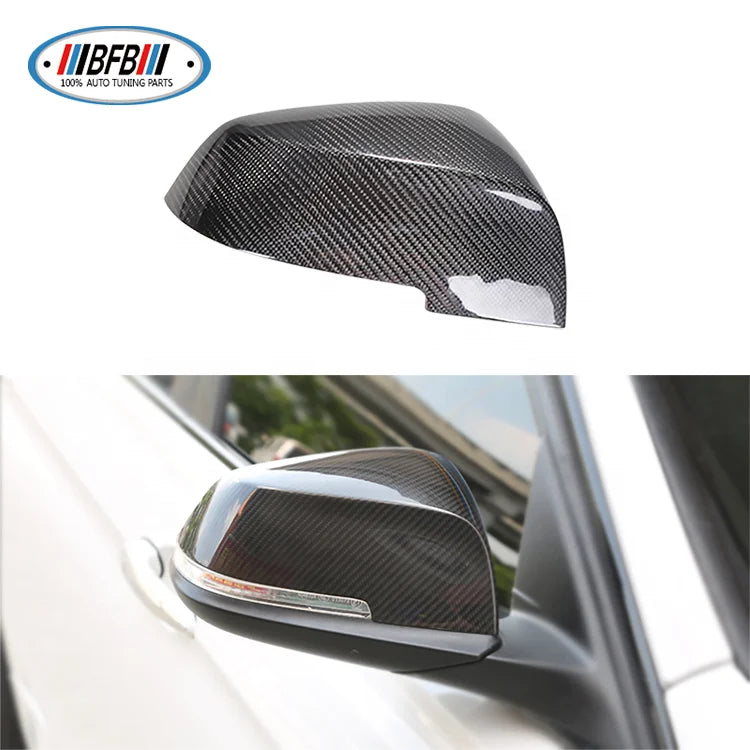 2pcs Stick on Style Dry Carbon F30 OEM Style Mirror Cover for F20 F22 F31 F34 GT F32 F33 M2 F87 2014-2019