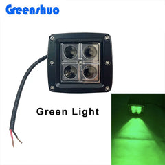 Wholesale 3inch 16W Square Amber Blue Green Red Fog Light Led Work Light