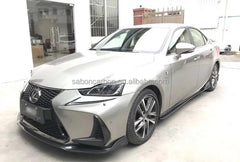 For 2017-18 Lexus IS250 IS300  ART style Carbon Fiber Body kit Bumper kit Front Lip splitter side skirts diffuser spoiler spats