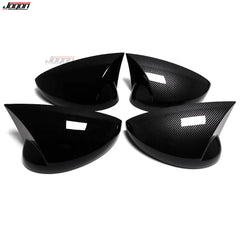 Ox Horn Carbon Fiber Rear View Door Wing Mirror Side Mirror Cover Shell Case For Honda Civic 11th Gen 2021 2022 Accessories