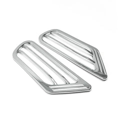 ABS Chrome Car Side Air Outlet Exterior Modification For TOYOTA LAND CRUISER 100 LC100 UZJ100 FZJ100 For Lexus LX470 1998-2007