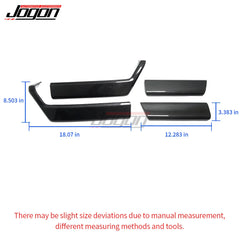 For Ford F-150 F150 Raptor Platinum 2021 2022 2023 2024 Real Carbon Fiber Inner Door Handle Cover Sticker Car Accessories