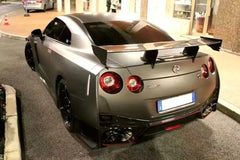 08-15 NSM Style Carbon Fiber GT Wing Rear Trunk Spoiler For Nissan GTR R35