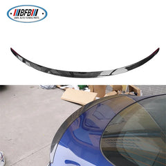 OEM Style Real Dry Carbon Fiber Car Rear Spoiler for Tesla Model 3 Rear Trunk Lip Wing 2017up