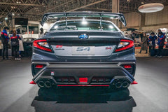 For 2022 Subaru WRX S4 VA12 OEM Sti-P style Carbon Fiber Rear Diffuser Spats Splitter