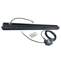 New Led Slim Light Bars 12v 24v RGB Chasing Single row Led Light Bar By App&remote Control for Truck Jeep Offroad