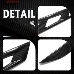 Jogon For Lotus Emira 2022 2023 2024 Car Engine Hood Air Outlet Vent Cover Frame Sticker Dry Carbon Fiber Exterior Accessories