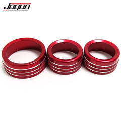 For Dodge Durango 2014-2020 Car Styling Air Conditioning Volume Switch Knob Button Trim Sticker Interior Accessories