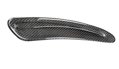 1 pair for Toyota GR Supra A90 Dry Carbon Fiber Hood Trims Vents 2019+