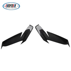 Ture Carbon Front eyebrow lamp cover eyelid Panel Protective Trims for Toyota Lexus NX200 2016+