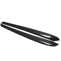 Real Carbon Fiber Interior Door Panel Trim Armrest Dashboard Console Cover For Tesla Model 3 Y 2021 2022 Decoration Accessories