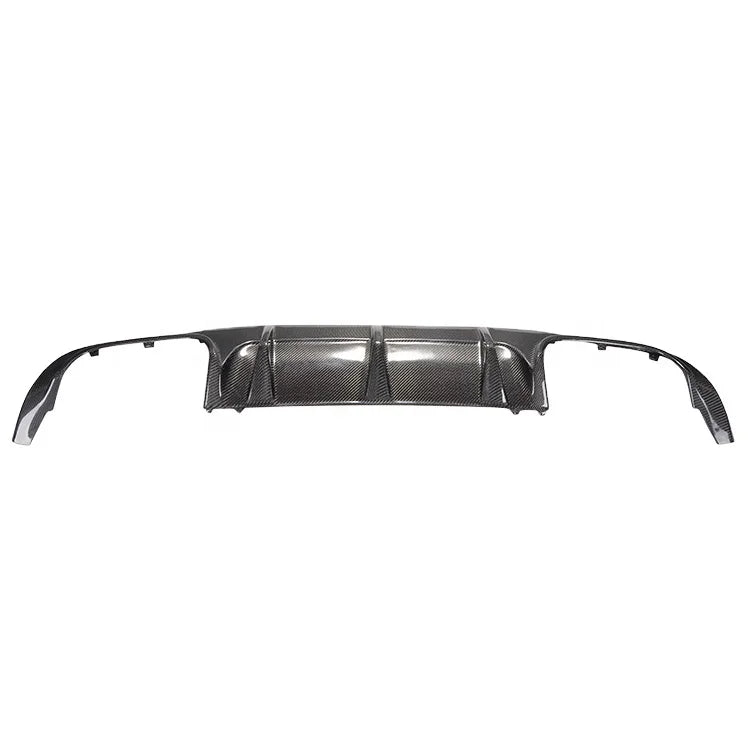 For C63 AMG C class W204 C63 facelift LCI big fins carbon fiber rear diffuser perfect fitment 2012+ year