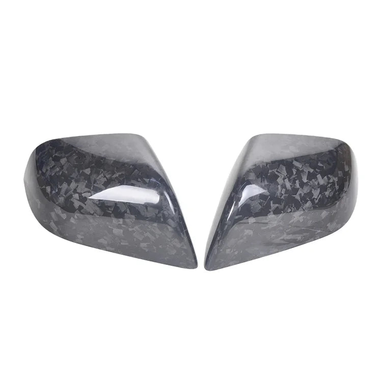 Real Dry Carbon Fiber Side Mirror Cover For Tesla Model 3 Forged Carbon Rearview Mirror Cover 2017-2020