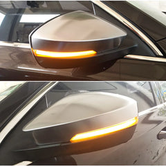 For Skoda Octavia Mk3 5E 2013-2018 LED Dynamic Turn Signal Blinker Sequential Side Mirror Indicator Light Lamp