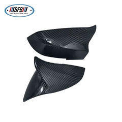 4PCS/SET Full Dry Carbon Side Door Rear View M Look Wing Mirror Covers Add on Style for BMW F20 F22 F23 F30 F31 F32 F33 F36