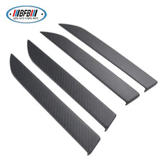 Full  Carbon Fiber Add On Style Car Outside Door Handle Cover Trim For Tesla Model X 2016-2018