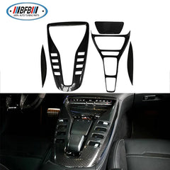 5pcs Dry Carbon Fiber Interior Trims Center Console Cover Panel for Mercedes AMG GT GT63S GT50 GT53 GT43 2020up