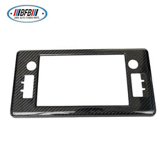 Navigation Screen Panel Real Dry Carbon CD Multimedia Panel Cover For Subaru BRZ GR86 2021-2023