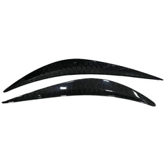 Honeycomb Carbon Headlight Eyelid for Infiniti Q50 Q50S 2014-2017 Real Dry Carbon Front Lamp Eyebrows